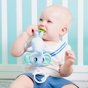 Buy cheap Silicone 30CM Spiral Plush Stroller Bar Toy With Bell from wholesalers