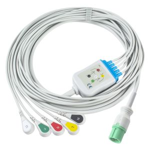 Buy cheap Contec ECG Cables and Leadwires 7pin Connector CMS 7000 8000 5000 New model ECG Cable 5Lead Grabber from wholesalers