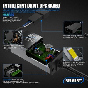 Buy cheap 32V Canbus Led Headlight Bulbs , 6000k Headlight Bulbs D5S Model from wholesalers