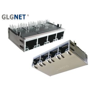 Buy cheap 1X4 Ports Tab Up POE RJ45 Connector 15U