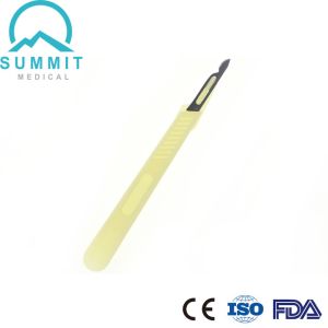 Buy cheap Plastic Handle Surgical Scalpel Blade For Dermaplanning product