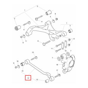 Buy cheap For Bentley Mulsanne Rear Lower Pull Arm OEM 3Y0501529A from wholesalers