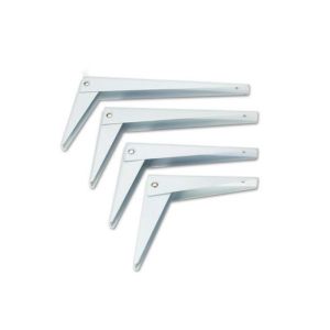 Buy cheap L Shape Foldable Triangle Wall Shelf / Cold Rolled Steel Triangle Wall Bracket 8-14