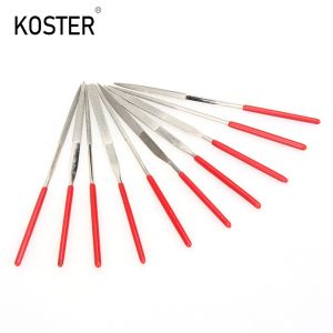 Buy cheap Round File 10PCS Mini Diamond Needle File with Tooth Pattern Bidentate Pattern Included from wholesalers