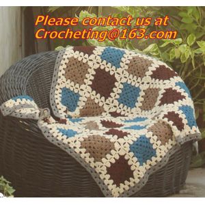 Buy cheap Handmade crochet rug, Acrylic blanket knit carpet, Hand knit blanket, rug, carpet, blanket from wholesalers