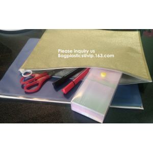 Buy cheap File Packing Bag With Zipper  Zipper File Bag PVC Document Plastic Bag,Zipper Pouch Zipper File Bags File Holders from wholesalers