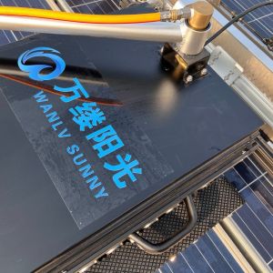 Intelligent Solar Cleaning Robot with 24 Volt Lithium Batteries and 1100 mm