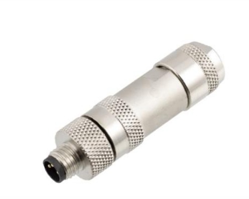 Quality Industrial Grade M8 Straight Male Metal Assembled Plug (screw Terminal) IP67 for sale
