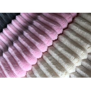 Buy cheap Stripe Pattern 2mm Minky Plush Fabric Making Soft Toys from wholesalers