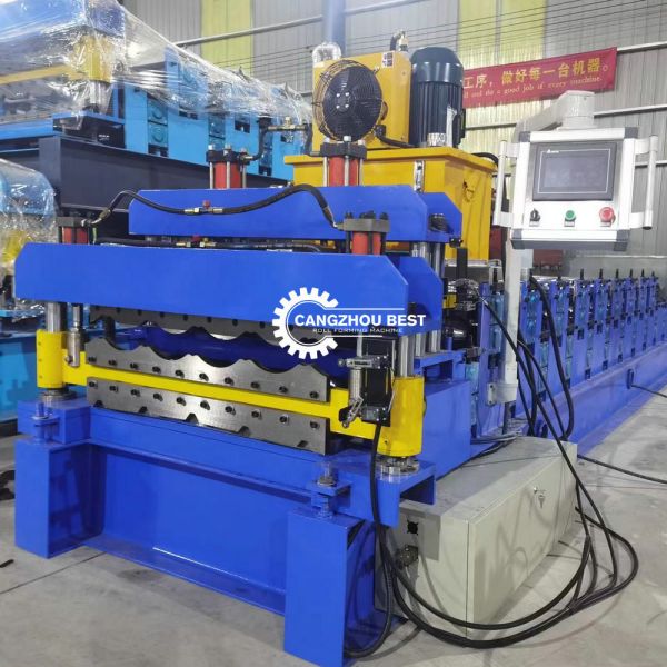 Buy cheap 1000mm Double Layer Forming Machine Roofing Sheet R Panel from wholesalers