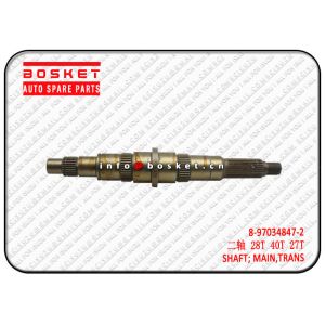 Isuzu 4HF1 MXA5R Transmission Main Shaft 8970348472 8-97034847-2