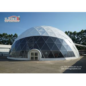 Buy cheap 25m Special Portable Geodesic Dome Tents , Transparent Pvc Dome Tent for Outdoor Party from wholesalers
