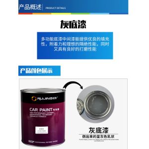 Buy cheap 1K Grey Fast Drying Automotive Primer OEM Adhesive Acrylic Paint from wholesalers