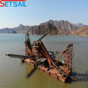 Buy cheap 150m3/Hour Bucket Chain Gold Dredger for Gold Selection and Panning Customized Request from wholesalers