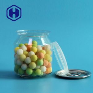 Buy cheap Clear PET Aluminum Top Cans Food Grade Cylindrical Packaging With Easy Peel Lid from wholesalers