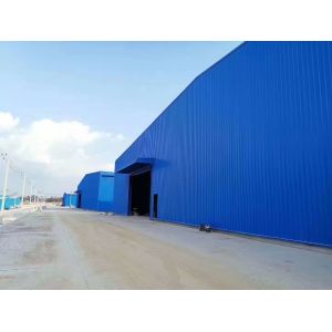 Buy cheap Environment Friendly Poultry Farm Structure With Blue Steel Claddings from wholesalers
