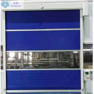 Buy cheap                  Automatic Industrial Custom Fast Interior Exterior Roller Shutter Garage Plastic Roll up High Speed PVC Door              from wholesalers