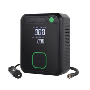 Rechargeable Cordless Digital Car Air Compressor With LCD Display Portable DC