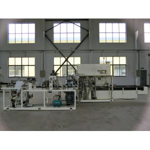25KW Sanitary Towel Packaging Machine , Disposable Sanitary Napkins Packing