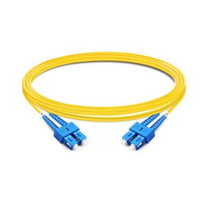 Buy cheap 1m (3ft) Duplex OS2 Single Mode SC UPC to SC UPC LSZH Fiber Optic Cable from wholesalers