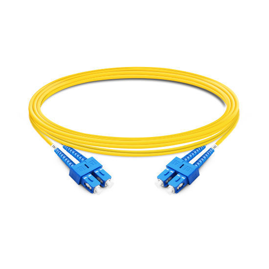 Buy cheap 1m (3ft) Duplex OS2 Single Mode SC UPC to SC UPC LSZH Fiber Optic Cable from wholesalers