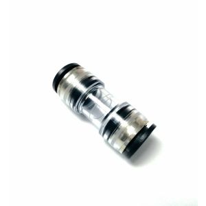 Buy cheap Round HDPE  12mm To 12mm  Microduct Connectors /  Couplings Transparent from wholesalers