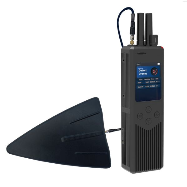 Ultra Portable Drone Jammer Operating Alone or Seamlessly Coupling with Counter