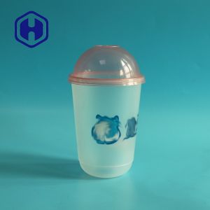 Buy cheap IML PP Custom Printing U Shape Milk Bubble Tea Plastic Cup For Juice Cold Coffee from wholesalers
