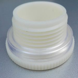 Buy cheap Custom black ABS Rod Pipe Plastic thread injection parts from wholesalers