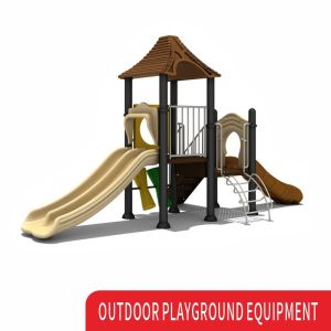 Custom Outdoor Playground Slide Nature Theme With Plastic
