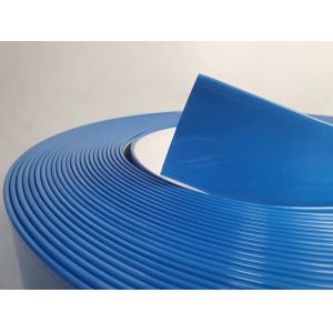 Buy cheap Hand Bending Aluminum Trim Cap Strip J Type Trim Cap Coil 50M Length Various Widths Blue Colors from wholesalers