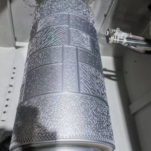 Buy cheap Surface Hardness HV1100/HRC62 Embossing Steel Roller Durable and Long Lasting for Shipping Method By Air from wholesalers