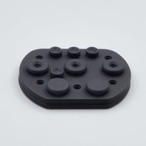 Professional Custom Silicone Pads / Nozzle Pads , Custom Silicone Irregular