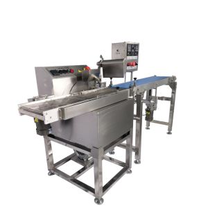 Buy cheap 304 stainless steel chocolate Enrober Coating Machinery from wholesalers