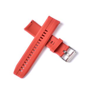 Silicone Rubber 22mm Quick Release Watch Strap For Smart Watch