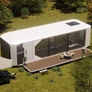 Buy cheap Standard Size Space Capsule House Modern Design Luxury Mobile Home 13500 L *3300 W *3200 H Mm from wholesalers
