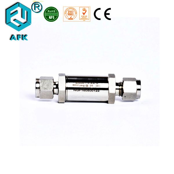 Buy cheap Laboratory Compressed Air Check Valve Ferrule OD Connection 2μM~40μM For Liquid from wholesalers