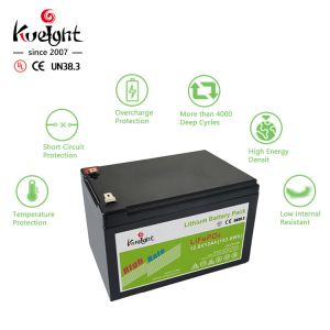 Bms Solar Lithium Phosphate Batteries 12.8 V 12ah Lifepo4 Battery Cell
