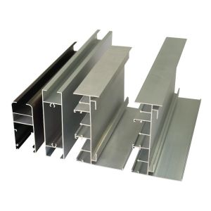 6063 Anodized Aluminum Profiles / Extrusion Sliding Windows And Doors Frame