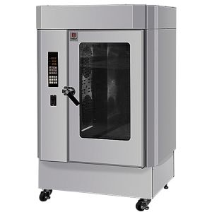 Buy cheap Hot-wind Chicken Grill Machine with Glass Door 17KW 350kg from wholesalers