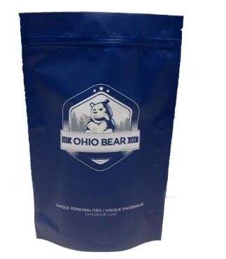 Printed FDA material plastic packaging bag with zip lock/stand up pouch