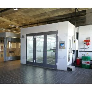 Buy cheap white Automotive Car Spray Booth Versatile Modular Paint Booth 50um coating from wholesalers