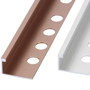 China Custom Color Lightweight Aluminium Tile Trim Environmentally Friendly on sale