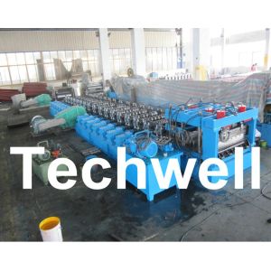 Buy cheap Galvanized Steel Silo Corrugated Roll Forming Machine With 18 Forming Stations from wholesalers