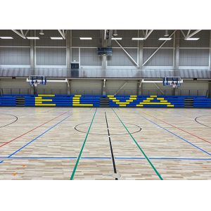Buy cheap Custom HDPE Retractable Bleacher Seating 460mm Width Ergonomic Designed from wholesalers
