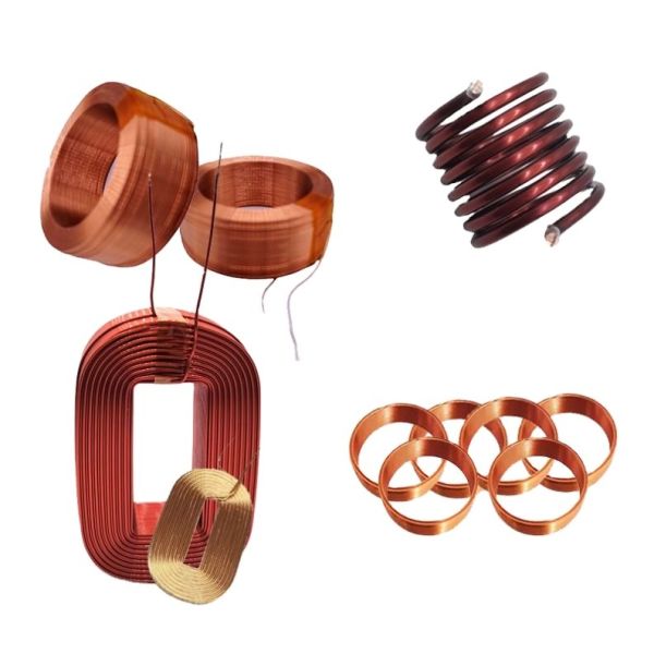 Quality square or ring type inductor coils copper wire air core coil inductor for sale