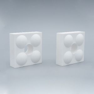 Rectangle Ceramic Wear Liners With 92% Alumina Content And High Hardness 82 HRV