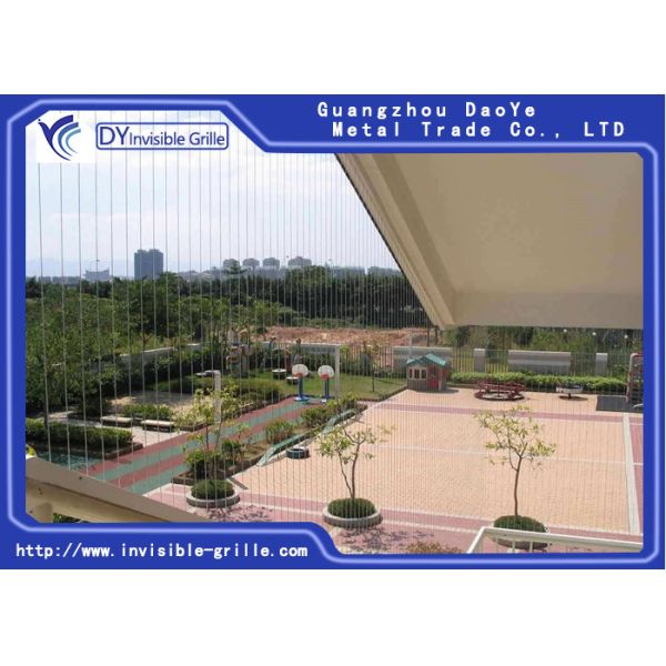 Quality Intelligent Invisible Safety Grill Slim Stainless Steel Wires Material for sale