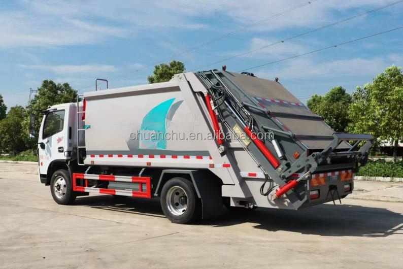 Garbage Collection and Transportation Compression Double-hanging Bucket Dump Garbage Truck with Custom's Requirement