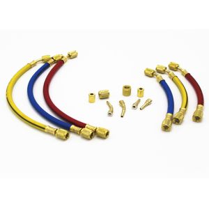 Buy cheap 5MM B.P 4000psi Rubber Refrigerant Charging Hose and Fittings Smooth Surface from wholesalers
